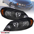 Black Headlights Fits 2006-2013 Chevy Impala 06-07 Monte Carlo Lamps Left+Right Chevrolet Monte Carlo