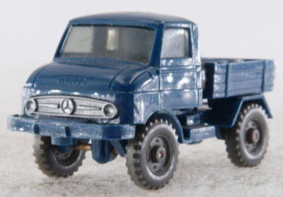 Wiking 1:87 LKW A.S.S MB Unimog 411 Ozeanblau Germany 1964 GK 371/6A CS 482/3B - Bild 1 von 4