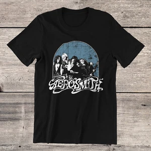 Camiseta de algodón AEROSMITH American Hard Rock Band Legend Steven Tyler Rinspun - Imagen 1 de 5