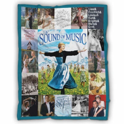 MEPERUS The Sound of Music Blanket, Broadway musicals Fleece, Sherpa Blanket