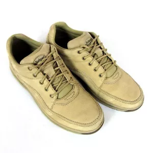Rockport Prowalker MWT13 Mens World Tour Classic Leather Shoes Tan Size 13 NICE - Picture 1 of 12