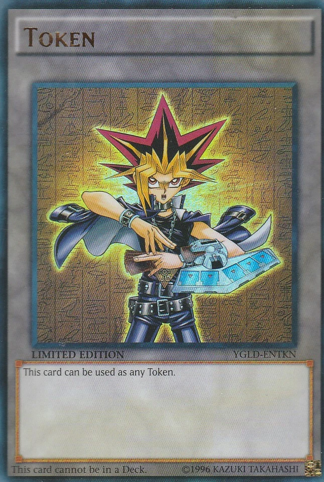 YUGIOH HOLO CARD TOKEN YAMI YURI YGLD-ENTKN LIMITED EDITION - Image 1 of 1