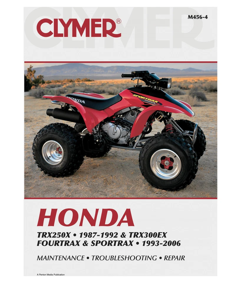 Руководство по ремонту/обслуживанию Clymer '87-92 Honda TRX250X, '93-06 TRX300EX (M456-4) - Изображение 1 из 1