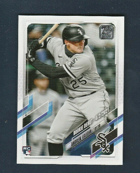 2021 Topps Update Series Rookie Card RC # US140 Andrew Vaughn - Image 1 of 1