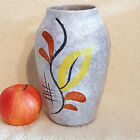 Vase abstrakt floral handbemalt 60er Jahre Eduard Bay Keramik Form 658 17 WGP