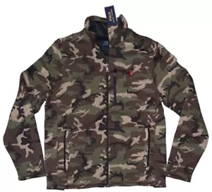 Polo Ralph Lauren Sweater Mens Small Fleece Camo Full Zip NEW - Picture 1 of 5