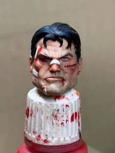 1/12 Painted Blood Face Punisher Wounded Head Sculpt Fit 6'' ML Action Figure - Picture 1 of 6