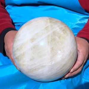 10.25LB Natural Yellow crystal ball Quartz Citrine sphere Mineral healing 2892 - Picture 1 of 15