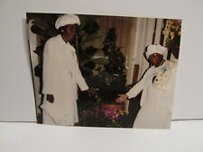 1987 VINTAGE FOUND PHOTOGRAPH COLOR ORIGINAL PHOTO LADIES IN WHITE BLACK FUNERAL