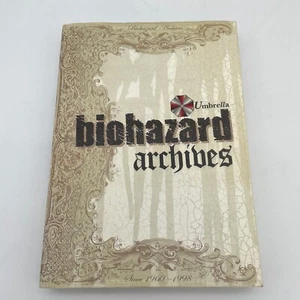Resident Evil BIOHAZARD archives Art Book Illustration Guide Book CAPCOM Japan - Picture 1 of 5