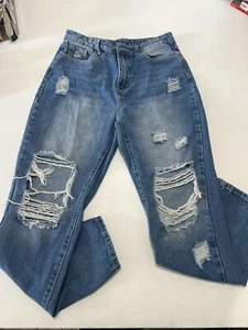Jeans Women's Size 6 Distressed Denim Jeans - Picture 1 of 7