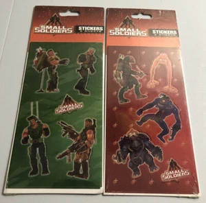 2 Packs of Vintage 1998 Small Soldiers Stickers - 20 Stickers total - BRAND NEW! - Picture 1 of 4
