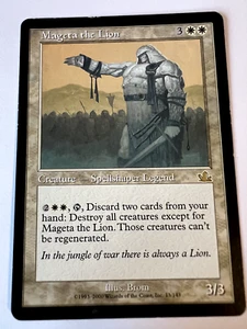 MTG Magic The Gathering Prophecy Mageta the Lion Rare LP - Picture 1 of 2