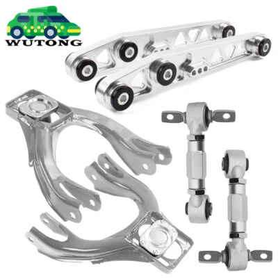 6x Lower Control Arm Front Upper Rear Camber Arms Kit For Honda Civic 1992-1995 Foto 1 de 4