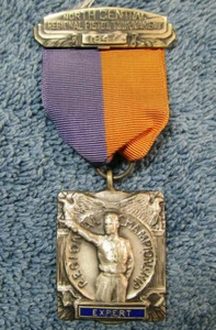 NRA Sterling Shooting Medal 1947 Pistol Championship Raro De Colección 160-57-12 - Imagen 1 de 7