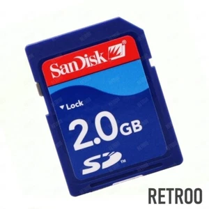 Tarjeta de memoria SanDisk SD 2,0 GB teléfono móvil digital seguro/cámara/videocámara/PDA v1 - Imagen 1 de 2