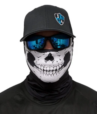 Máscara de pasamontañas polaina cuello pulido armadura de sal facial media calavera Sa Co Foto 1 de 4