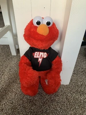 Elmo Rock N Roll “Let’s Rock” Dancing /Singing Toy. Tested/works 2010 Hasbro - Image 1 of 4