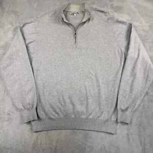 Peter Millar Pullover Herren Extra Large grau 1/4 Zip Crown Comfort Pulli - Bild 1 von 9