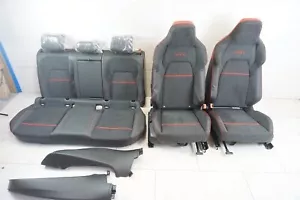 Equipo de asiento original VW Golf 8 GTI asiento de bufanda cuero Alcantara patrón panal S - Imagen 1 de 10
