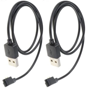 2pcs Smart Watch Charger Cable Portable Magnetic Chargi Cable 4.0mm 2-Pin Device - Picture 1 of 8
