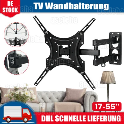 MARKENLOS TV Wandhalterung für Samsung Schwenkbar Neigbar 30 40 42 46 51 55 60 63 65 Zoll