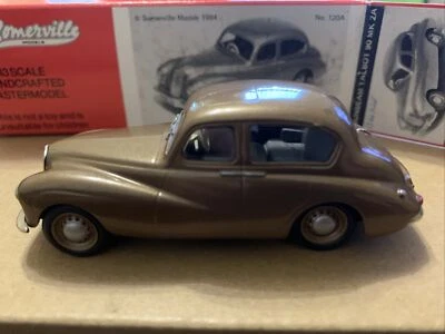 SUNBEAM TALBOT 90 MK 2 1/43 WHITE METAL CAR MODEL BY SOMERVILLE IN BRONZE  #120A - Image 1 of 4