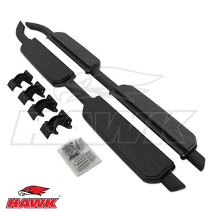 BLACK UNION JACK DESIGN SIDE STEPS PAIR FOR LAND ROVER DEFENDER 110 L663 2020+ - Afbeelding 1 van 9