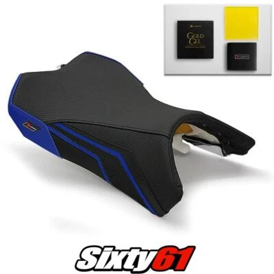Kawasaki Ninja 1000 Seat Cover and Gel 2011-2015 2016 Black Blue Luimoto Carbon - Imagem 1 de 4