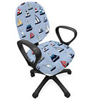 Sailing Office Chair Slipcover Sailboats Racing Swelling