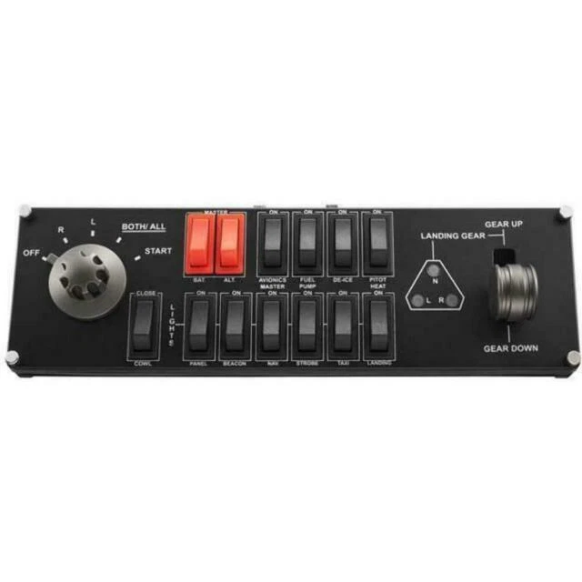 Logitech G Saitek Pro Flight Switch Panel - Black (945-000030)