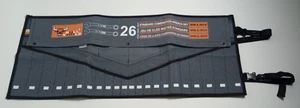 BULL TOOLS 26 - Schraubenschlüssel Rollen Organizer metrisch & SAE Roll Up Werkzeugtasche mit Verschlüssen - Bild 1 von 7
