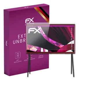 atFoliX Glasschutz für Samsung The Serif 43 Zoll 9H Hybrid-Glas - Bild 1 von 8