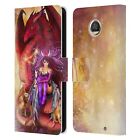 OFFICIAL RUTH THOMPSON DRAGONS LEATHER BOOK CASE FOR MOTOROLA PHONES