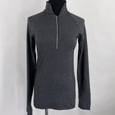 Forever 21 XX1 Pullover Womens Activewear XS Charcoal Gray 1/4 Zip Stretch Top - Image 1 of 4