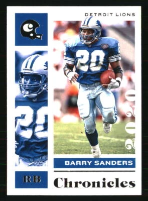 Barry Sanders 2020 Panini Chronicles #33 FOOTBALL Card - Image 1 of 2