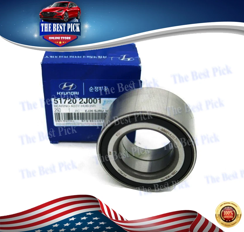 Cojinete de cubo de rueda delantera GENUINO 517202J001 para HYUNDAI Y KIA Foto 1 de 1