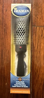 Denman D74 Cerámica Ventilada Barril Cepillo Rizador Caliente Texturizado Mango Trilobal Nuevo Foto 1 de 3