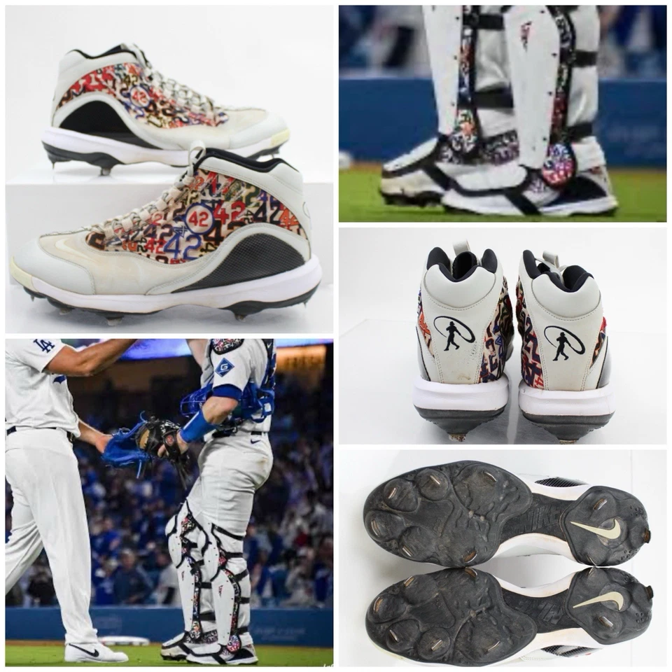 Botines Nike #42 estilo Will Brooks emitidos por el equipo de los Dodgers de Los Ángeles Foto 1 de 1