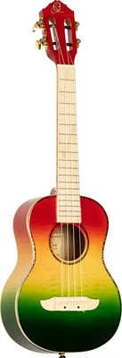 Ortega Guitars Prism Series Tenor Ukulele Tri-Color Burst with Deluxe Bag - Image 1 of 4