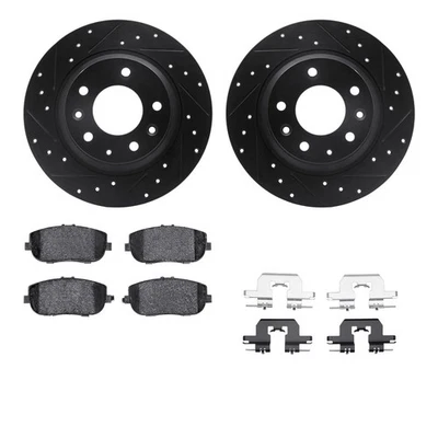 For Mazda MX-5 Miata 06-15 Brake Kit eLINE Series Drilled & Slotted Rear Brake Foto 1 de 4
