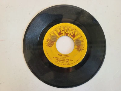 Johnny Cash - Blue Train / Born to Lose - 1962  45 rpm Sun #54 First Release Foto 1 de 4