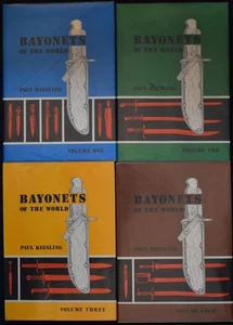 BAYONETS OF THE WORLD Kiesling 4 Volume Set Military Weapons Collecting - Picture 1 of 1