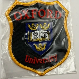 Oxford University Souvenir Embroidered Patch Badge Shield Crest UK Travel Gift - Picture 1 of 6