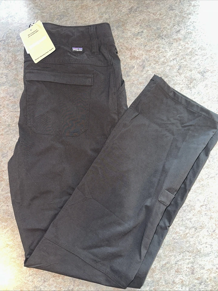 Pantalones de camping para mujer Patagonia Quandary senderismo talla 6/29 negros ¡OFERTA $99! Foto 1 de 4