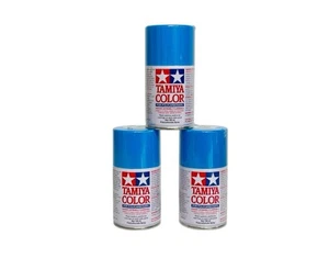 3x Tamiya 86003 PS-3 Light Blue Lexan Spray Paint (3oz) New - Picture 1 of 2