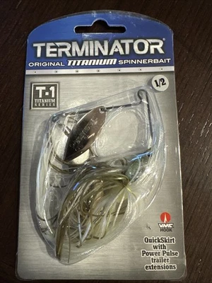 Новый терминатор T-1 титана 1/2 унции спиннербейт синий назад сельдь snap back. - Изображение 1 из 3