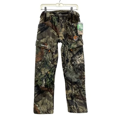 NWT Unisex SCENTLOK Mossy Oak Camo Fleece Winter Hunting Pants Sz S MSRP$139.99 - Image 1 of 4
