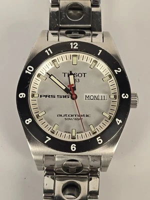 TISSOT PR 516  AUTOMATIC Day & Date Stainless Steel MENS Watch - Image 1 of 4