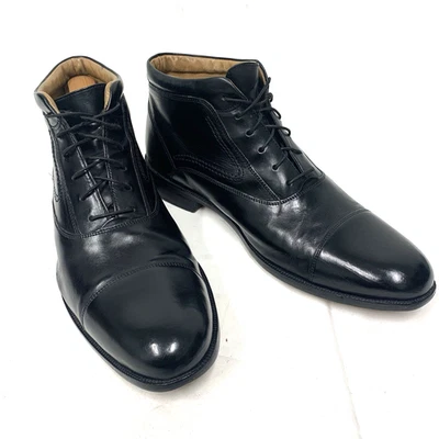 Johnston and Murphy Signature Series Black Cap Toe Oxford Boots mens Sz 11.5 - Image 1 of 4